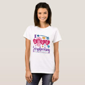 アイラブスクラップブック作りスクラップ Tシャツ (正面フル)