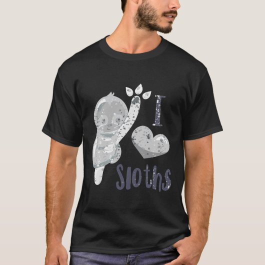 アイラブスロス(ばちゃばちゃ)跳ねる1 Tシャツ (正面)
