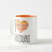 アイラブズウキオレンジマンダラハート ツートーンマグカップ (正面左)