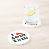 アイラブソムタム❤タイイサンフード コースター (側面)