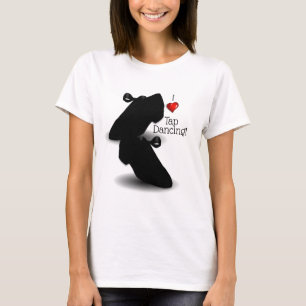 アイラブタップ踊り Tシャツ