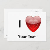 アイラブデザインはがき ポストカード (正面/裏面)