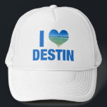 アイラブデスティンフロリダビーチ キャップ<br><div class="desc">私はデスティンフロリダの帽子が大好きで、海の海辺の可愛いハートの形の写真。美しい海岸沿いの海は夏休みに私を幸せにする。可愛い形見キャップ。</div>