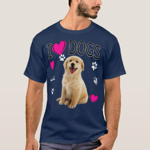 アイラブドッグスゴールデ ンラブラドールリトリーバー Tシャツ