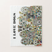 アイラブドッグスパズル ジグソーパズル (縦)