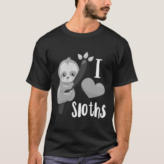 アイラブナマズ昼寝ナマズ怠け者眠り Tシャツ (正面)