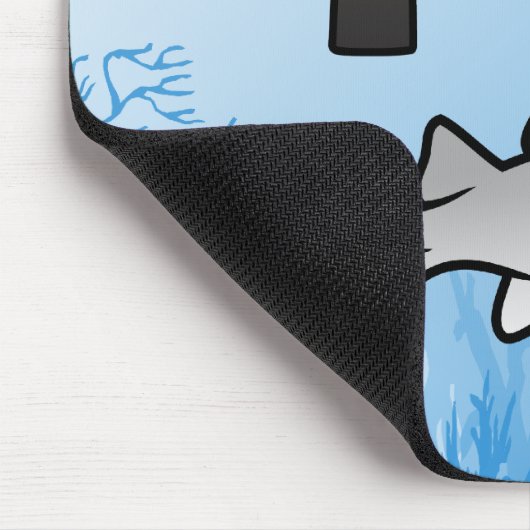 アイラブナースサメ マウスパッド (コーナー)