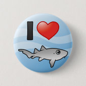 アイラブナースサメ 缶バッジ (正面)