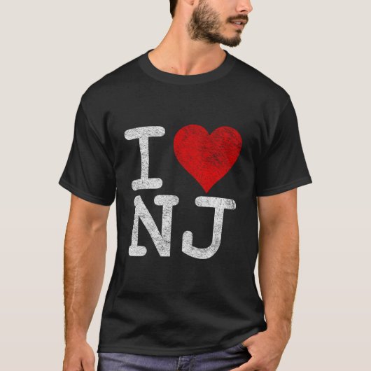 アイラブニュージャージーIハートNJ Tシャツ (正面)