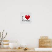 アイラブニューヨークハート ポスター (キッチン)