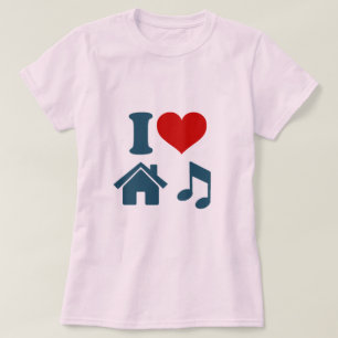 アイラブハウスミュージックウーマンズTシャツ Tシャツ
