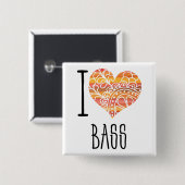 アイラブバスオレンジマンダラハート 缶バッジ (正面&裏面)