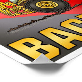 アイラブバックホーズのポスタープリント ポスター (角)