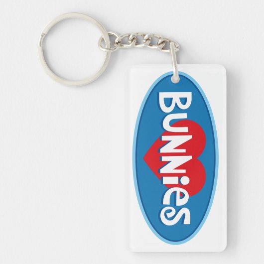 アイラブバニーズ キーホルダー (正面)