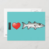 アイラブバラクーダ ポストカード (正面/裏面)