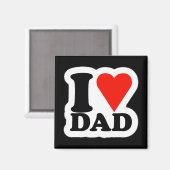 アイラブパパ磁石 マグネット (正面/裏面)