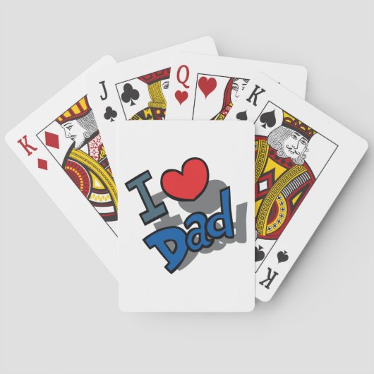 アイラブパパ トランプ (裏面)