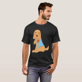 アイラブパパ – ドッグハートタトゥーコッカースパニエル犬 Tシャツ (正面フル)