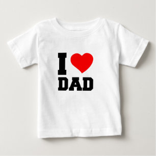 アイラブパパ ベビーTシャツ