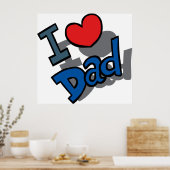 アイラブパパ ポスター (キッチン)