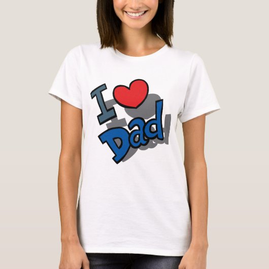 アイラブパパ Tシャツ (正面)