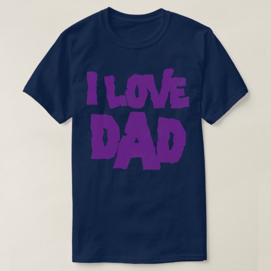 アイラブパパ Tシャツ (デザイン正面)