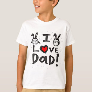 アイラブパパ Tシャツ
