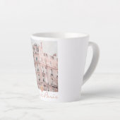 アイラブパリアーキテクチャヴィンテージ建物ラテ カフェラテマグ (右アングル)