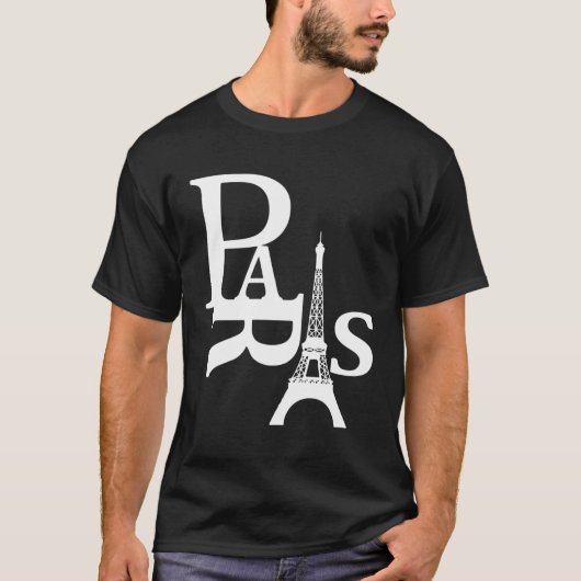 アイラブパリエッフェルタワーフランス Tシャツ (正面)