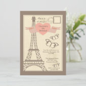 アイラブパリ招待状 招待状 (スタンド正面)