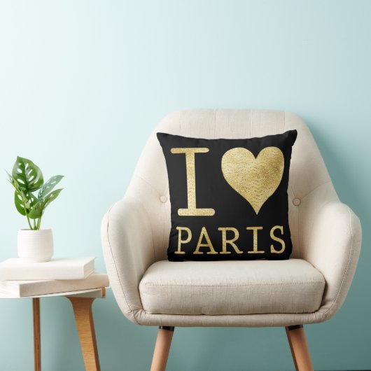 アイラブパリ装飾用クッション クッション (椅子)