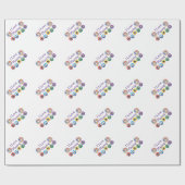 アイラブビンゴンスワールラッピング紙 ラッピングペーパー (フラット)