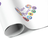 アイラブビンゴンスワールラッピング紙 ラッピングペーパー (ロールコーナー)