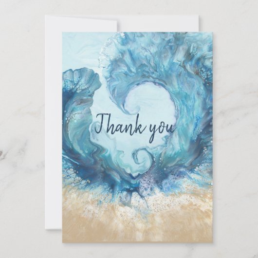 アイラブビーチサンキューカード サンキューカード (正面)