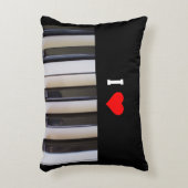 アイラブピアノ人気があるデザイン アクセントクッション (正面(垂直))