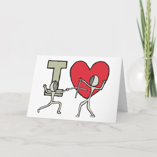 アイラブフェンシング サンキューカード (正面)