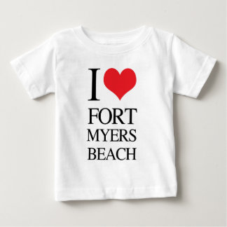 アイラブフォートマイヤーズビーチ ベビーTシャツ