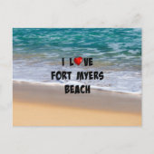 アイラブフォートマイヤーズビーチ ポストカード (正面)