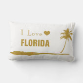 アイラブフロリダ金ゴールド ランバークッション (裏面)