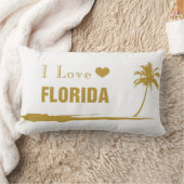 アイラブフロリダ金ゴールド ランバークッション (ブランケット)