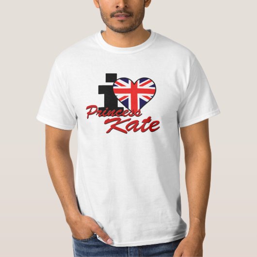 アイラブプリンセスケイト Tシャツ (正面)