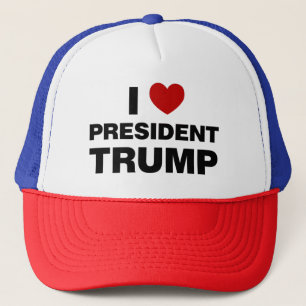 アイラブプレジデントトランプハート キャップ