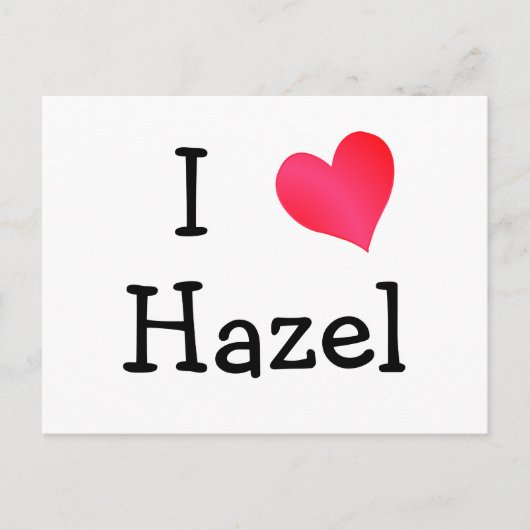 アイラブヘイゼル ポストカード (正面)