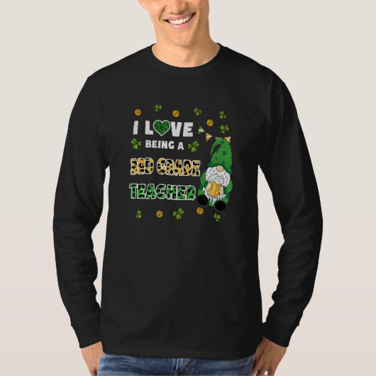 アイラブベビーサードグレード先生格言St patricksD Tシャツ (正面)