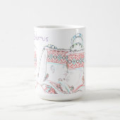 アイラブベラルーシ民族衣装フォークマグカップ コーヒーマグカップ (中央)