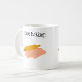 アイラブベーキング コーヒーマグカップ (正面左)