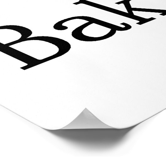 アイラブベーキング ポスター (角)