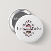 アイラブベーキング 缶バッジ (正面&裏面)