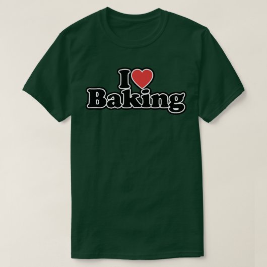 アイラブベーキング Tシャツ (デザイン正面)