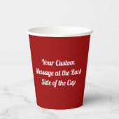 アイラブベーコン紙カップ 紙コップ (裏面)